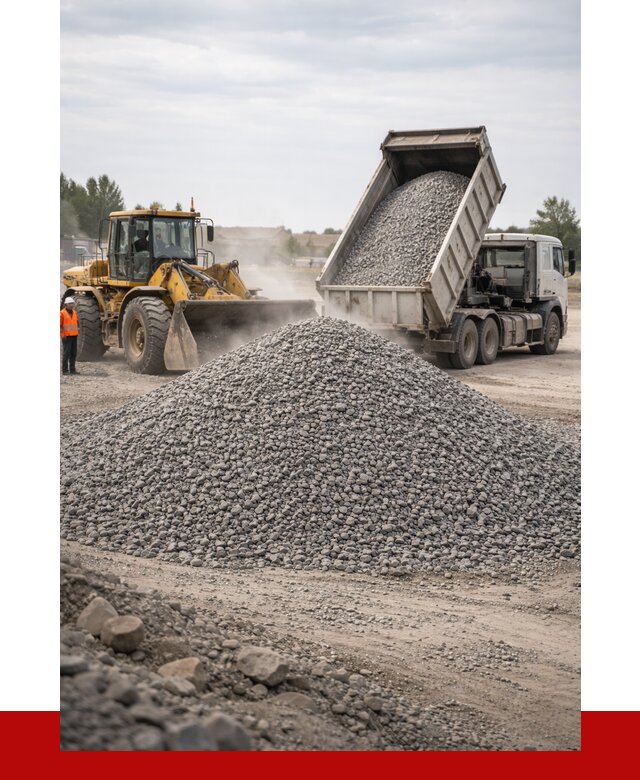 Купить щебень с доставкой в Острогожске от 2608 руб. | ПРОНЕРУДСтг