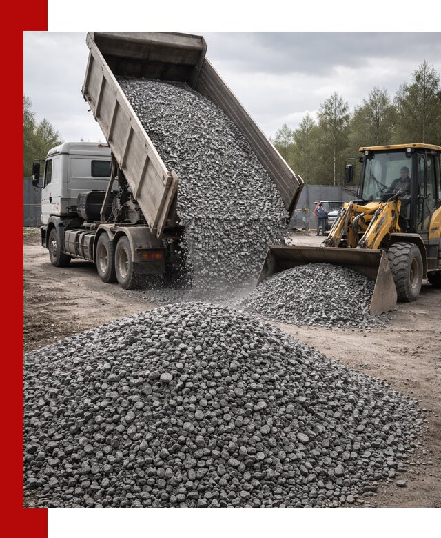 Доставка и продажа щебня гранитного в Острогожске