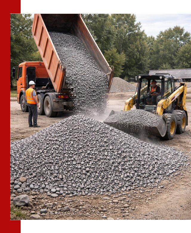 Купить гранитный щебень фракции 5–10 в Острогожске с доставкой