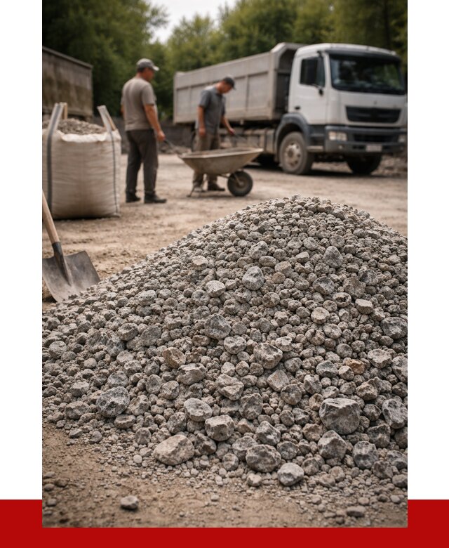 Гранитный щебень фракция 20-40 в Острогожске от 3338 руб. ПРОНЕРУДСтг