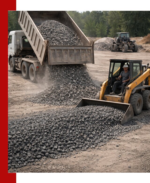 Гранитный щебень фракция 40-70 с доставкой в Острогожске