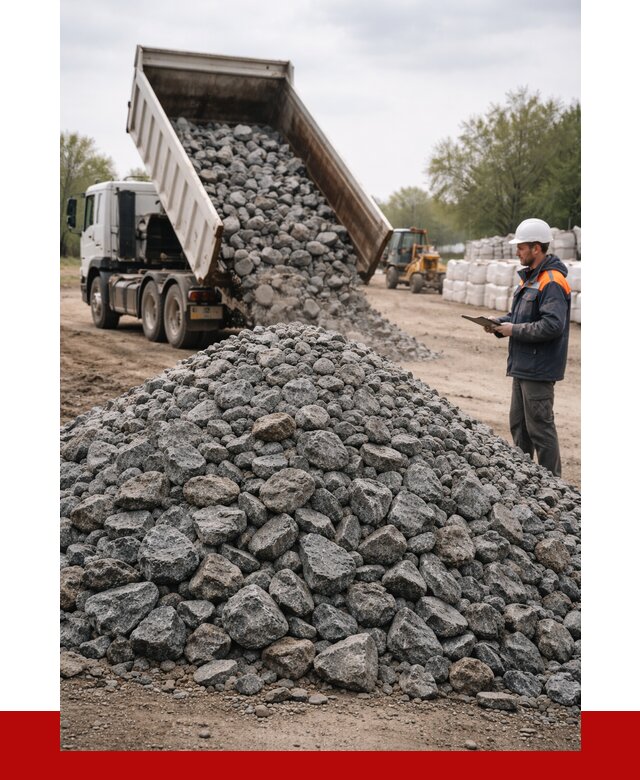 Гранитный щебень фракция 100-200 в Острогожске от 4381 р. ПРОНЕРУДСтг