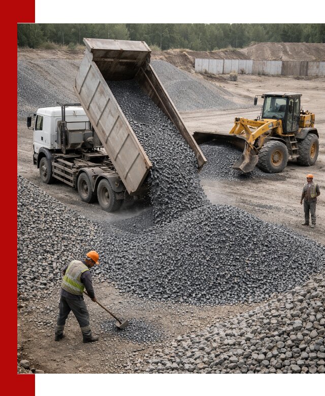 Щебень габбро-диабаз фр. 5-20 с доставкой в Острогожске