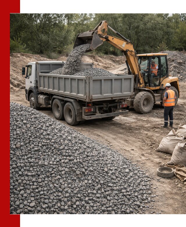 Доставка гравийного щебня в Острогожске оптом и в розницу