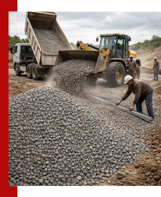Гравийный щебень фракция 5-20 с доставкой в Острогожске