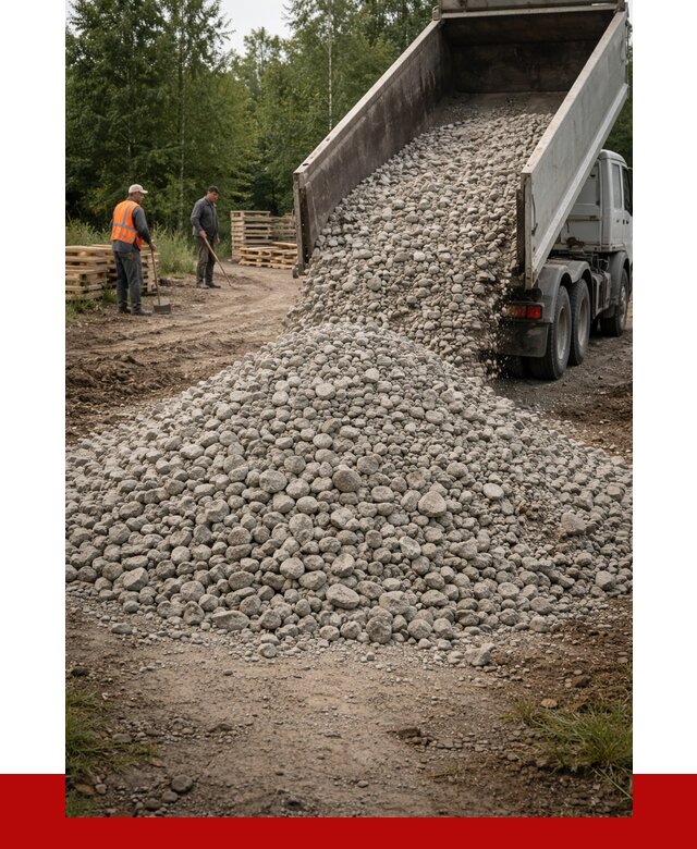 гравийный щебень фракция 70-120 в Острогожске от 2556 р. ПРОНЕРУДСтг