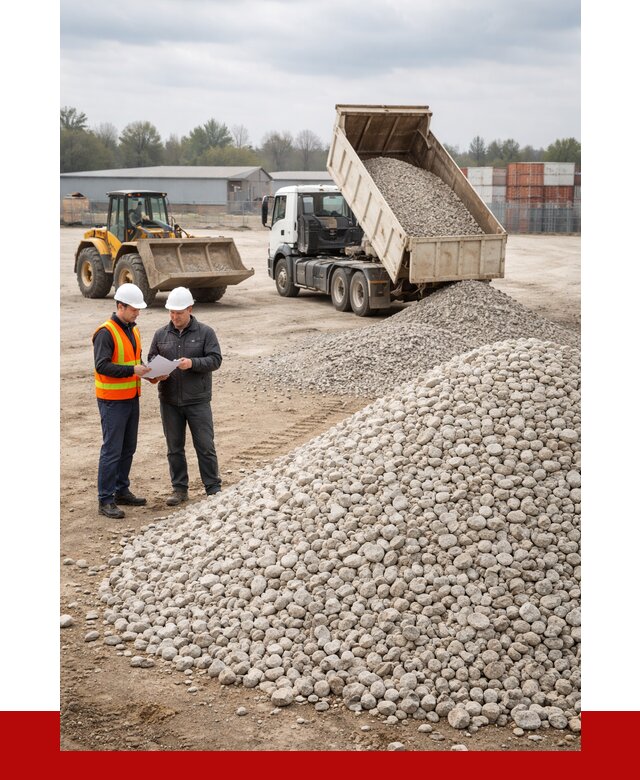 Известняковый щебень в Острогожске от 1460 р. доставка | ПРОНЕРУДСтг