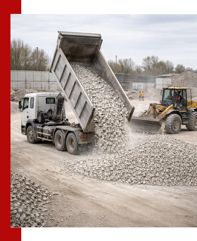 Доставка и продажа известнякового щебня в Острогожске