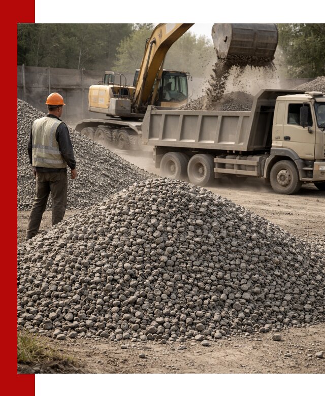 Шлаковый щебень фракция 5-20 с доставкой в Острогожске