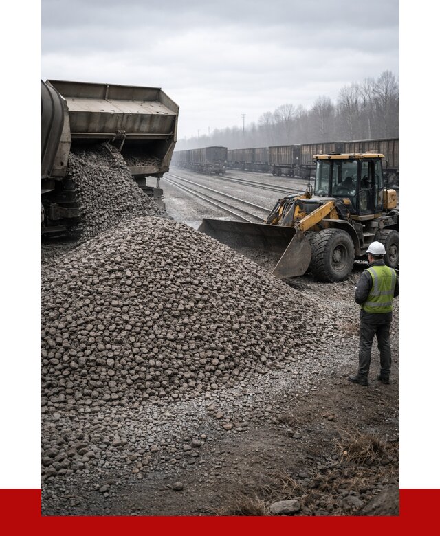 Купить железнодорожный щебень в Острогожске от 2921 р. | ПРОНЕРУДСтг