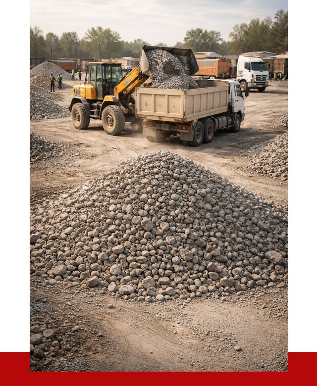 Вторичный щебень фракция 40-70 в Острогожске от 1815 р, ПРОНЕРУДСтг