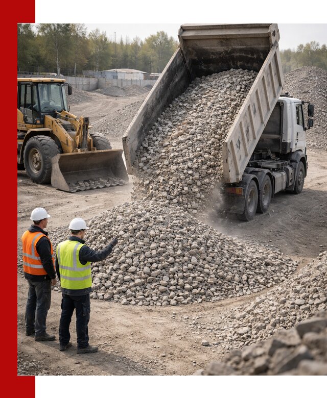 Вторичный щебень фракция 40–70 доставка в Острогожске