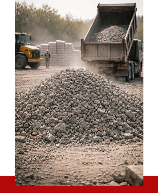 Вторичный щебень фракция 70-150 в Острогожске от 1460 р. | ПРОНЕРУДСтг