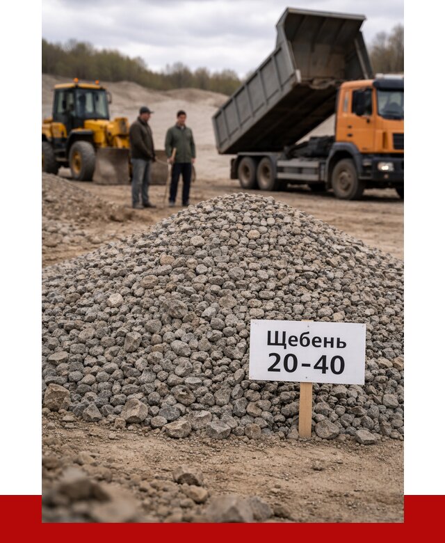 Бетонный щебень фракция 20-40 в Острогожске от 2556 р. | ПРОНЕРУДСтг