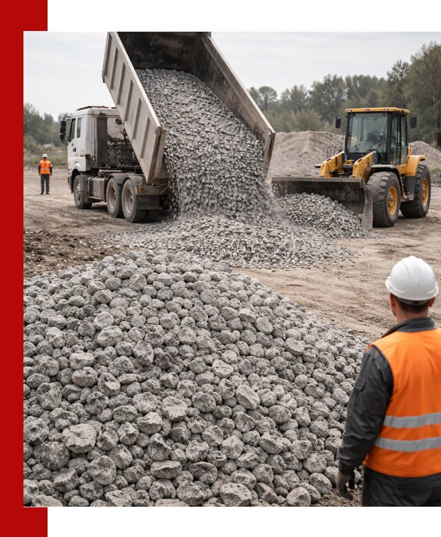 Доставка бетонного щебня фракции 20-40 в Острогожске