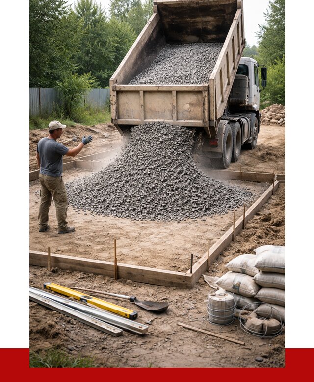 Купить щебень для фундамента в Острогожске от 4694 р. | ПРОНЕРУДСтг