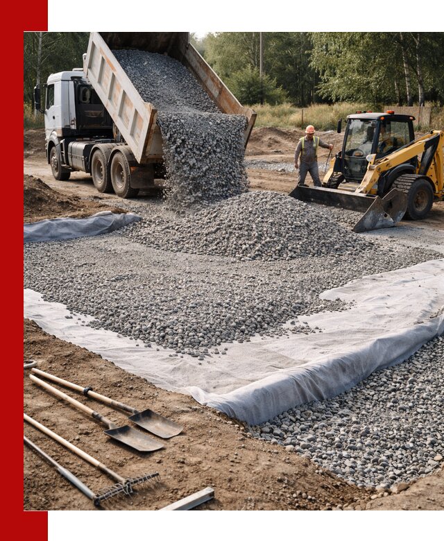 Щебень для фундамента с доставкой в Острогожске