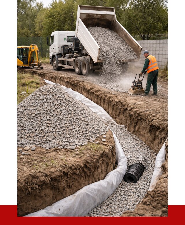 Щебень для дренажа в Острогожске от 1930 р., ПРОНЕРУДСтг доставка