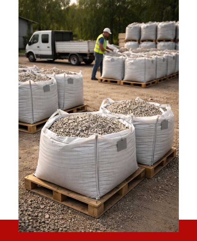 Щебень в мешках с доставкой в Острогожске от 4381 р. | ПРОНЕРУДСтг