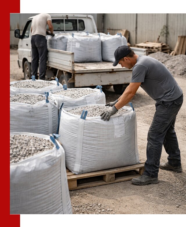 Доставка щебня в мешках по выгодным ценам в Острогожске