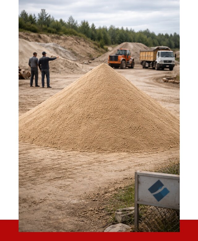 Карьерный песок навалом в Острогожске от 1878 р. | ПРОНЕРУДСтг
