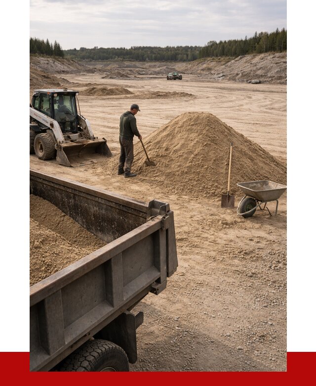 Карьерный песок среднезернистый в Острогожске, от 2295 р. ПРОНЕРУДСтг