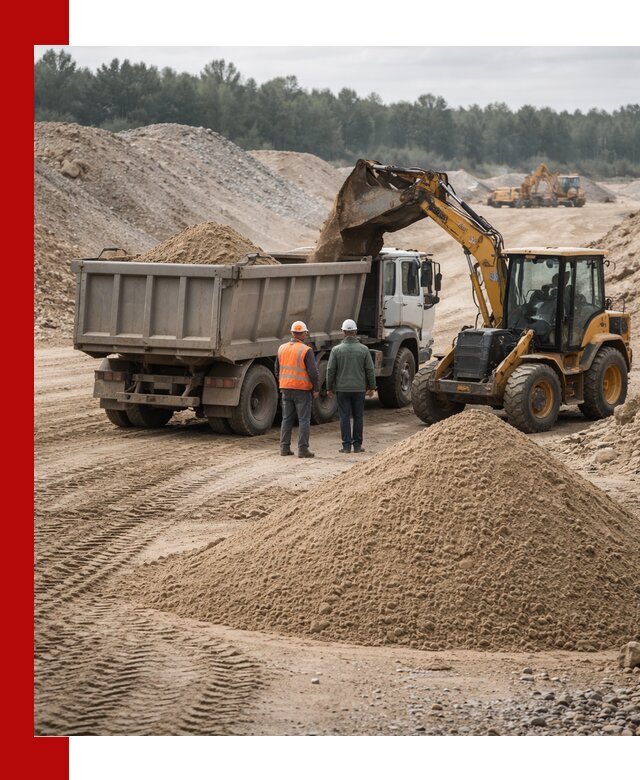 Карьерный среднезернистый песок с доставкой в Острогожске