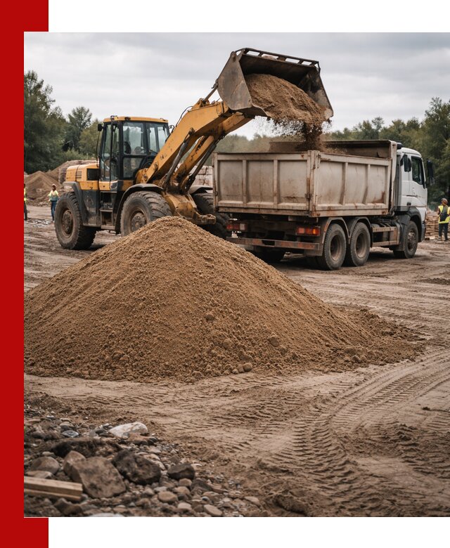 Доставка речного песка навалом в Острогожске быстро и выгодно