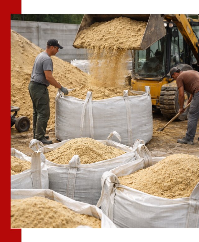 Поставка качественного песка для кладки в Острогожске
