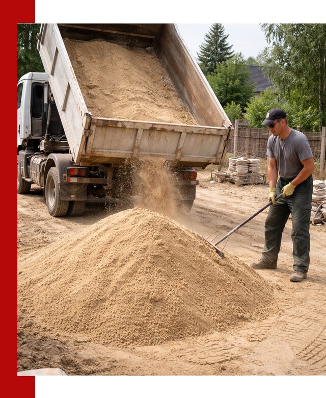 Доставка сухого песка самосвалами в Острогожске