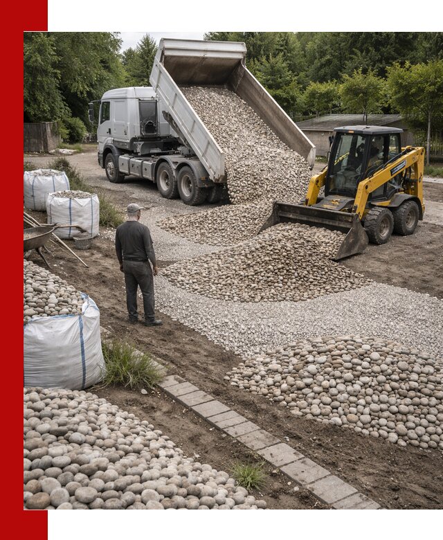 Доставка морской гальки оптом и в розницу в Острогожске