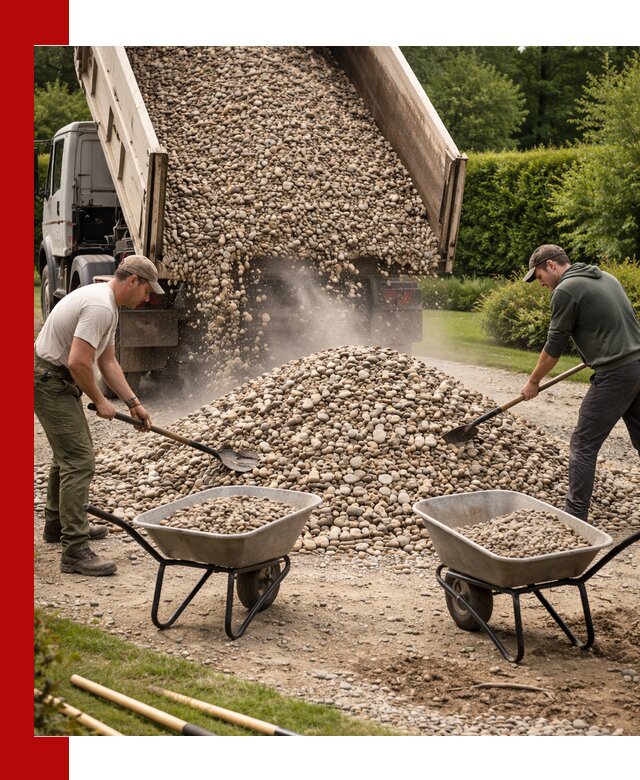 Доставка и продажа декоративной гальки в Острогожске