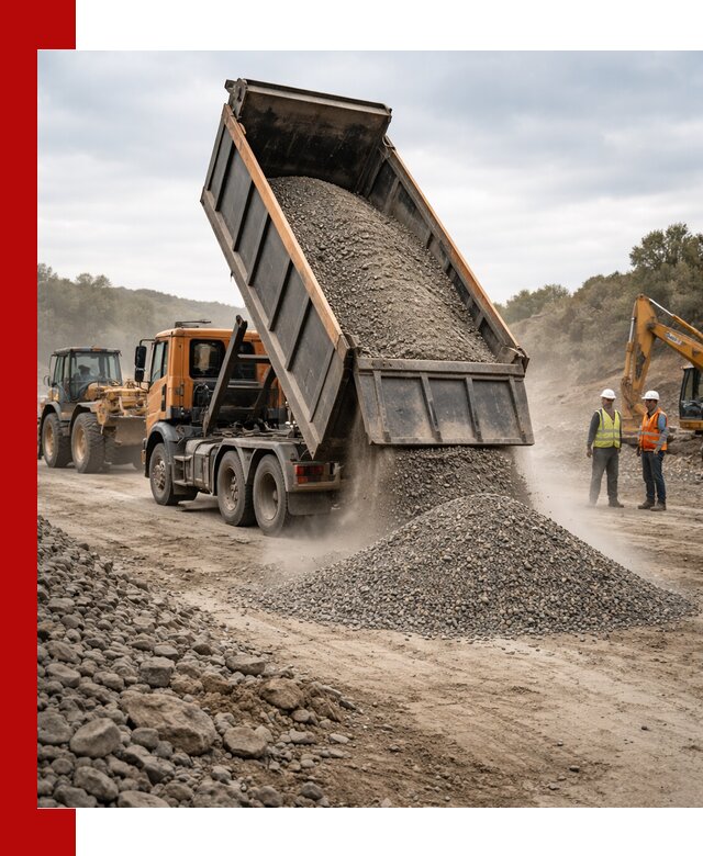 Щебёночно-песчаная смесь ЩПС С1 с доставкой в Острогожске