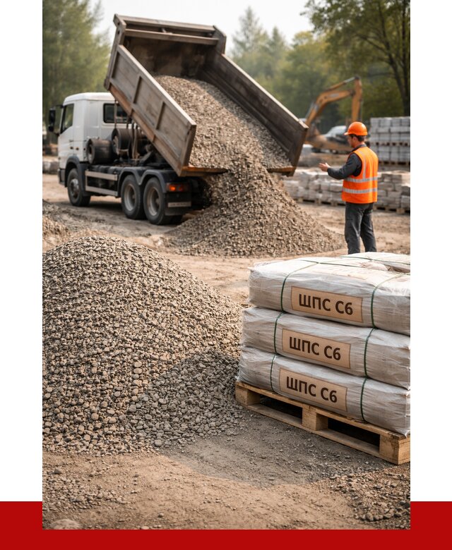 ЩПС С6 в Острогожске с доставкой от 2295 р. за куб | ПРОНЕРУДСтг
