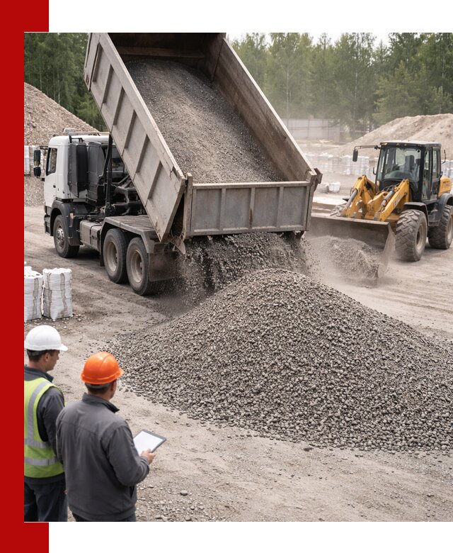 Доставка и продажа гранитного отсева 0-10 в Острогожске