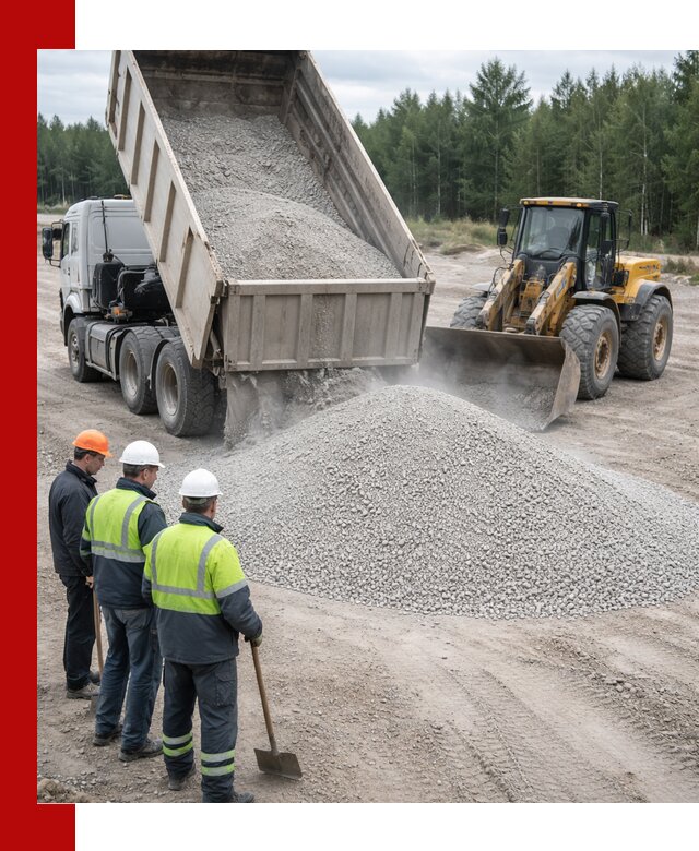 Известняковый отсев 0-5 доставка в Острогожске быстро и выгодно