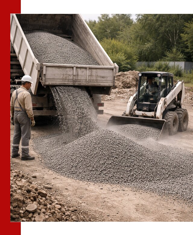 Доставка гравийного отсева 0-5 в Острогожске оптом и в розницу