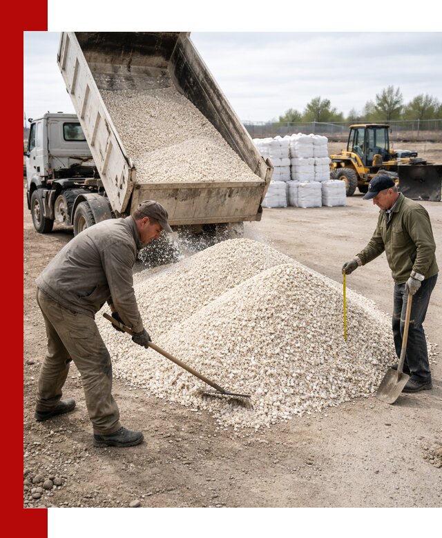 Мраморная крошка с доставкой и разгрузкой в Острогожске
