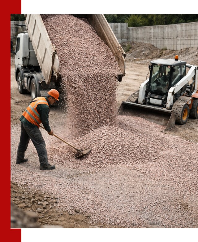 Крошка розовый гранит с доставкой в Острогожске от производителя