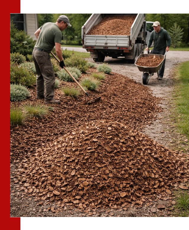 Крошка для мульчирования с доставкой в Острогожске
