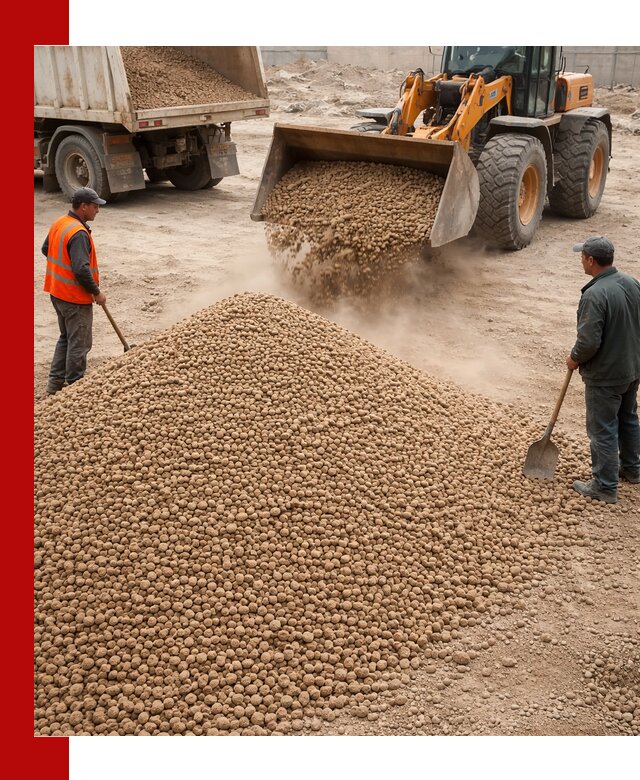 Керамзит фракция 10-20 с доставкой в Острогожске