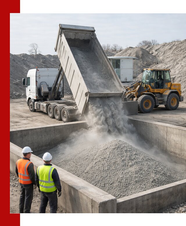 Доставка цемента навалом в Острогожске крупными партиями