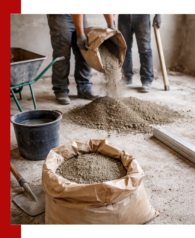 Доставка сухой смеси для стяжки в Острогожске