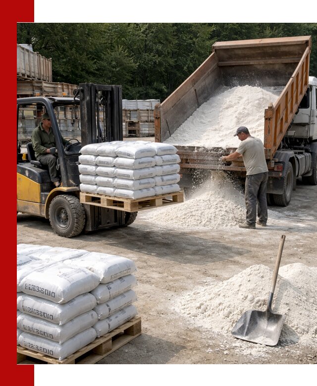 Доставка строительной извести оптом и в розницу в Острогожске