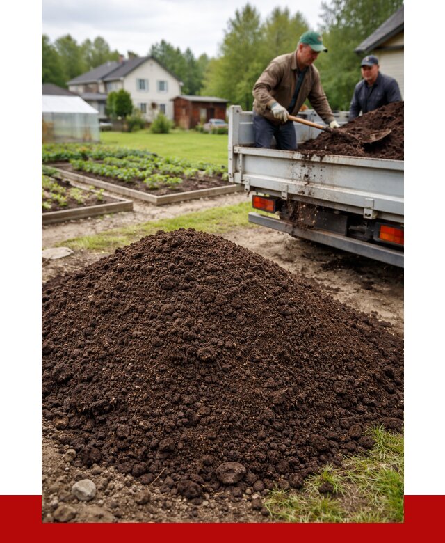 Плодородный грунт в Острогожске с доставкой от 4381 р. | ПРОНЕРУДСтг