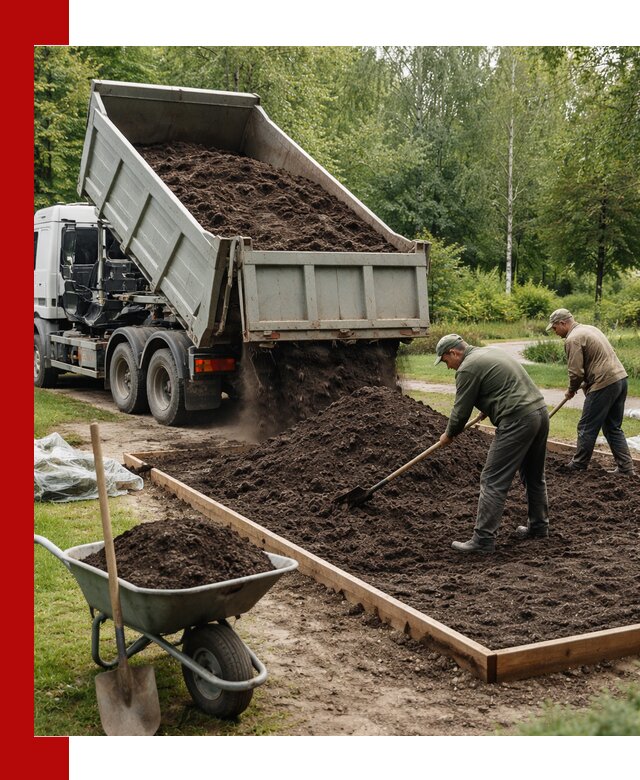 Доставка грунта для озеленения и благоустройства в Острогожске