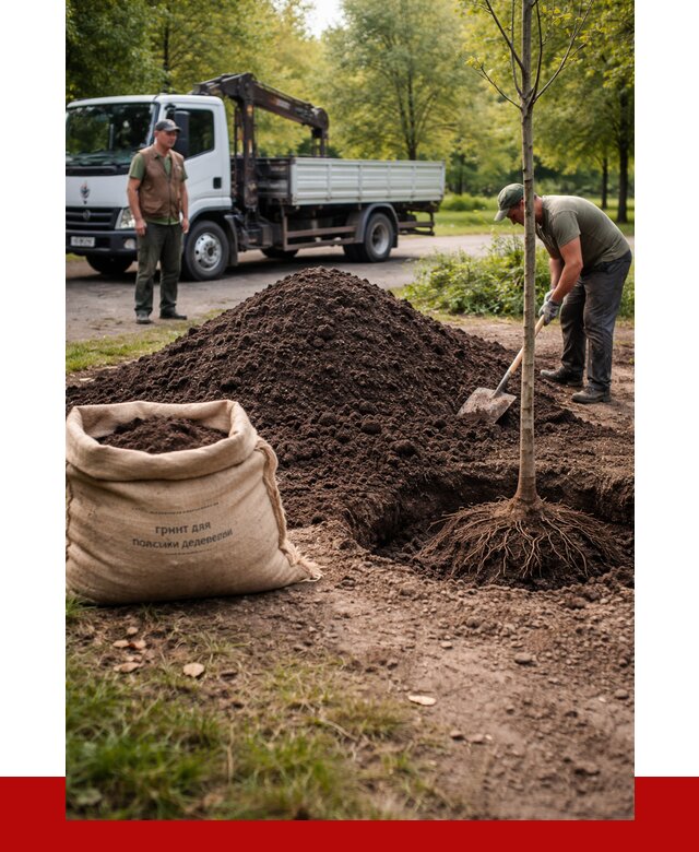 Грунт для посадки деревьев в Острогожске от 1252 р. | ПРОНЕРУДСтг