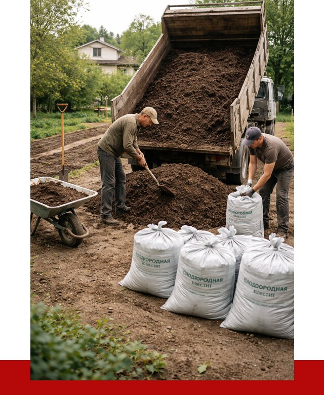 Плодородная смесь в Острогожске от 4381 р./куб с доставкой | ПРОНЕРУДСтг