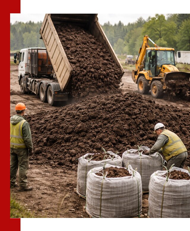 Доставка нейтрального торфа в Острогожске оптом и в розницу