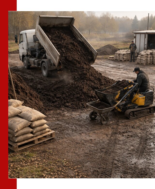 Кислый торф в доставке по выгодным ценам в Острогожске